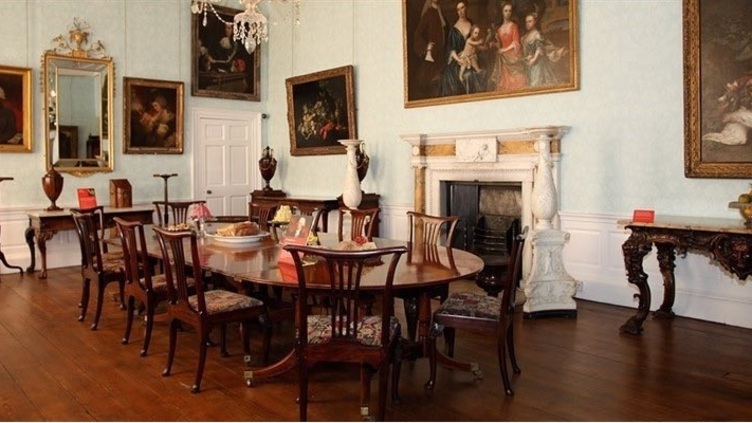 A view of the dining room in Cannon Hall Museum