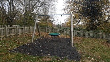 A large swing in our playpark